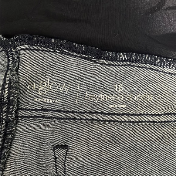 a:glow Maternity Denim Shorts - Picture 8 of 8